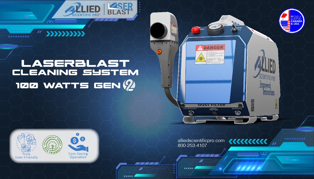 LaserBlast Cleaning System 100 Watts Gen 2 Banner