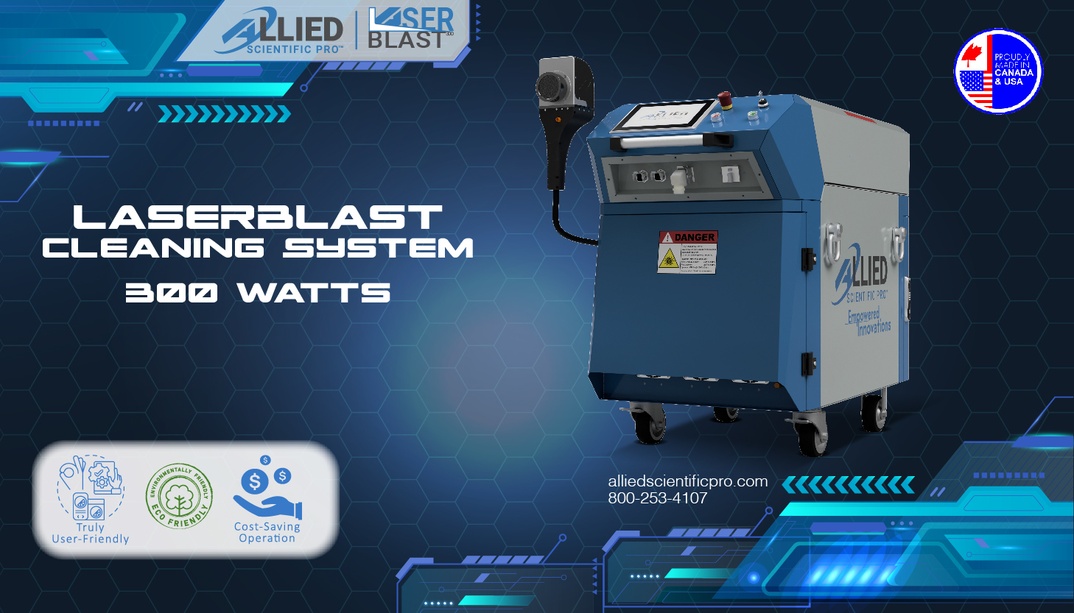 LaserBlast Cleaning System 300 Watts Banner