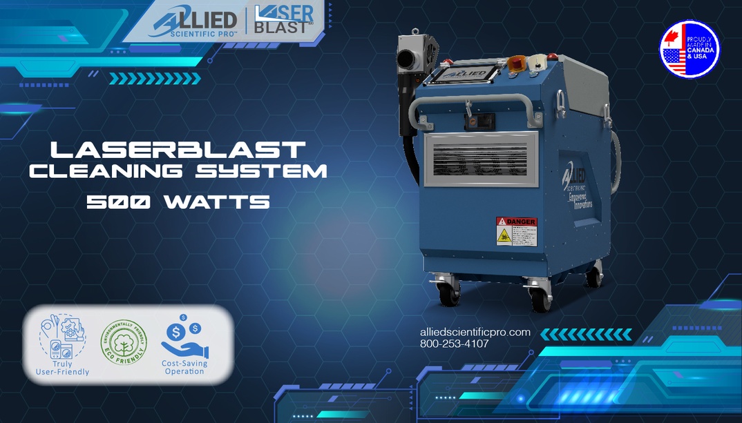 LaserBlast Cleaning System 500 Watts Banner