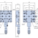 ASP-WN103TM13M ±6.5mm Travel Center Aluminium Alloy Linear Stages