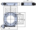 ASP-WN04RA300M 300mm Diameter Ordinary Precision Rotation Stage
