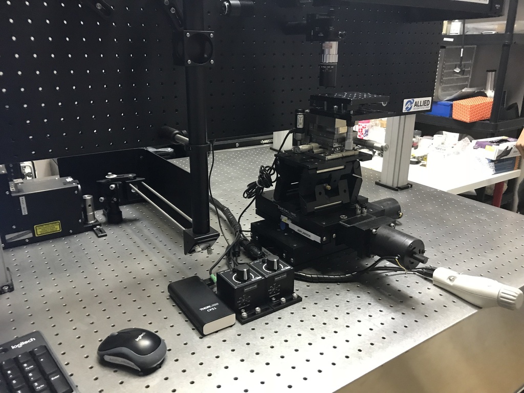 Workstation for Laser Testing of Single Event Effects (SEE) on Radiation Hardened Semiconductor Devices