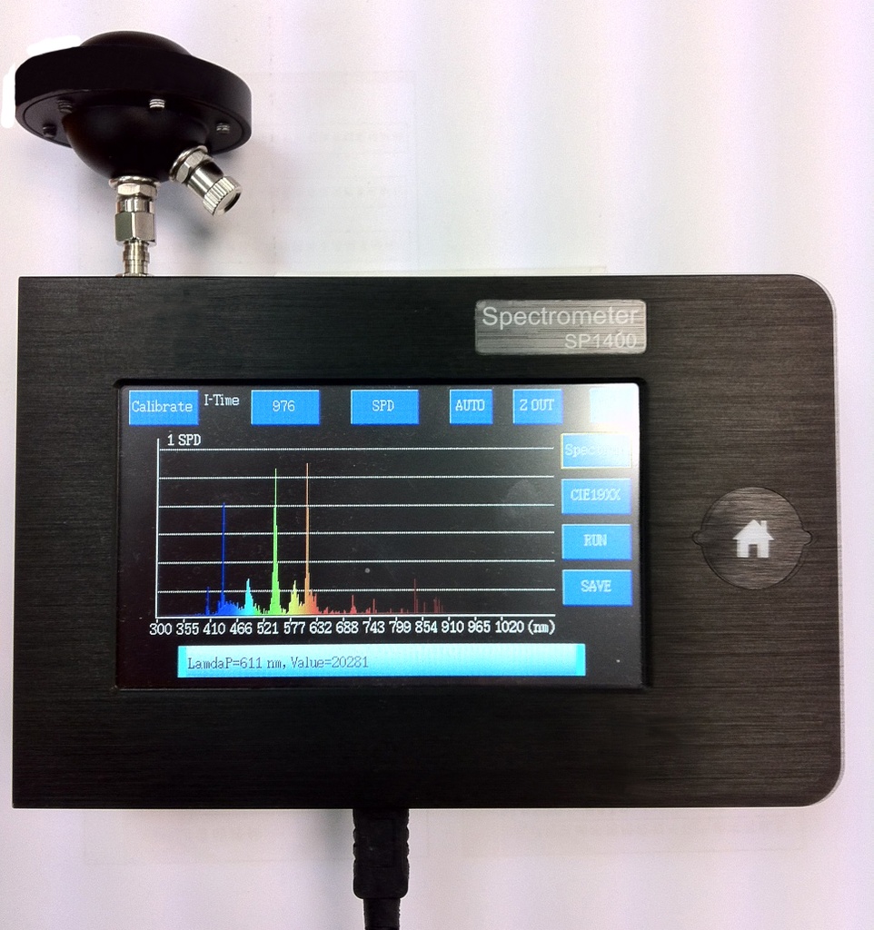 Portable Spectrometer UV-VIS with LCD screen 