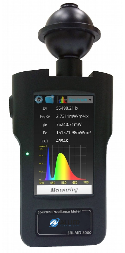 Spectral Light Meter SRI-MD-3000  (350nm - 850nm)